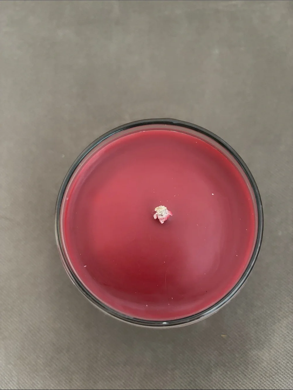 Patriotic Red White Blue Layered Candle Jar with USA Decorative Lid